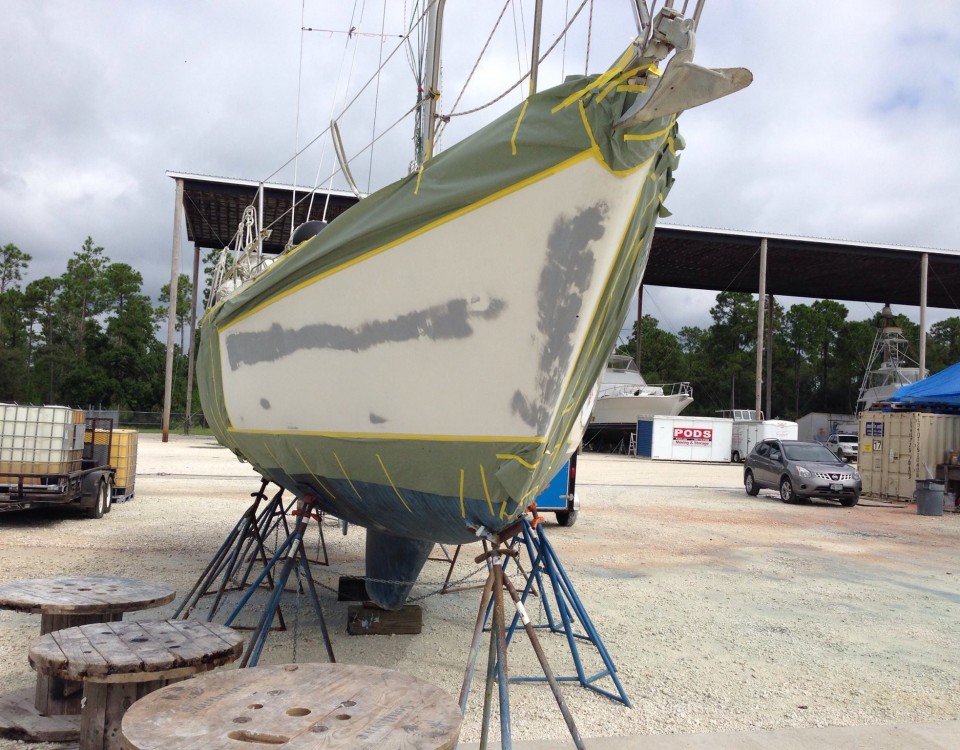Sailboat Side Repair